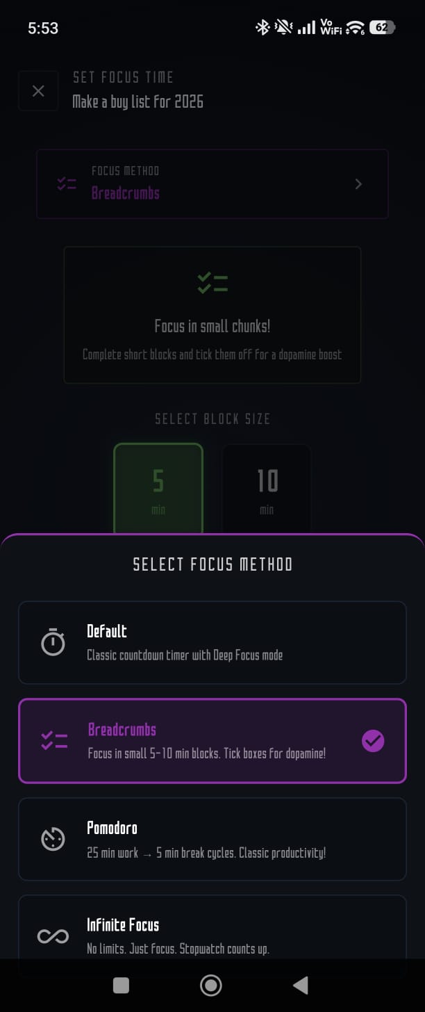 ADHD-friendly focus methods